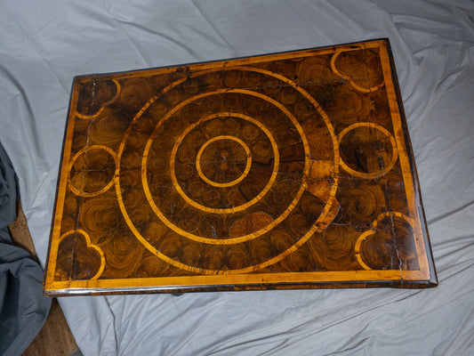 17th Century William and Mary Oyster Veneered Walnut Dressing Table