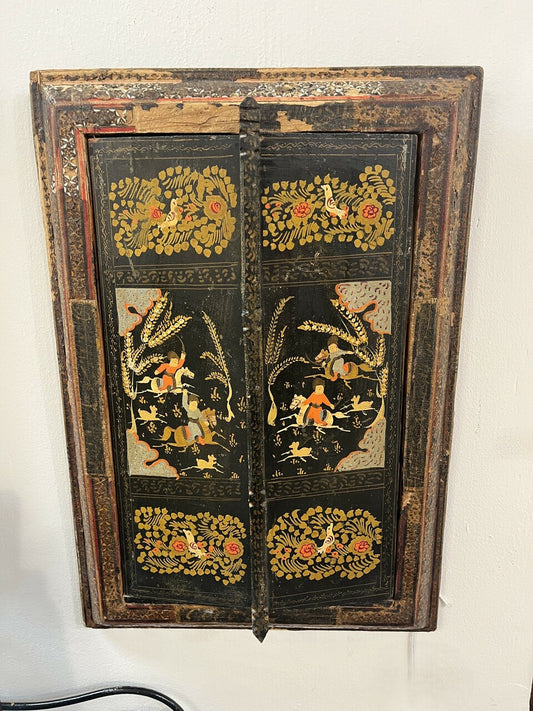19th Century Persian 2 Door Mirror