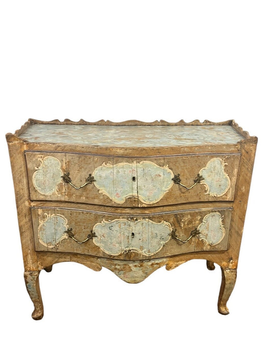 Pair of Exceptional 18th Century Italian Painted Commodes
