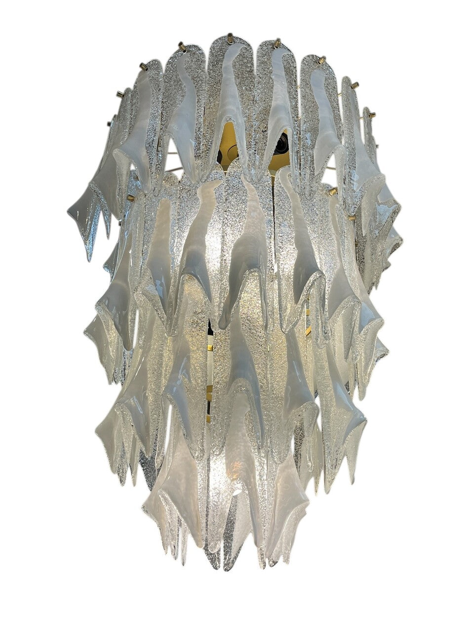 Mid Century Murano 5 Tier Italian Chandelier