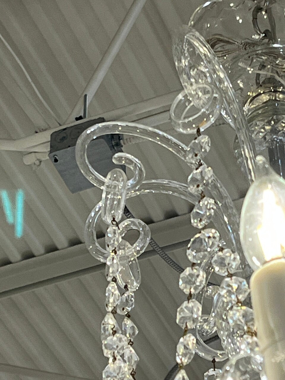 Italian 8 arm Crystal Chandelier