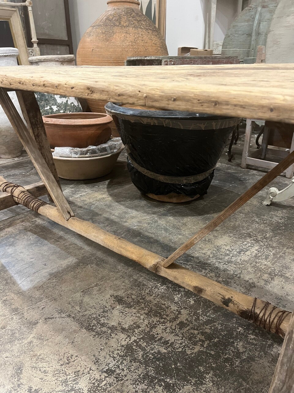 19th Century Italian Primitive Console Table