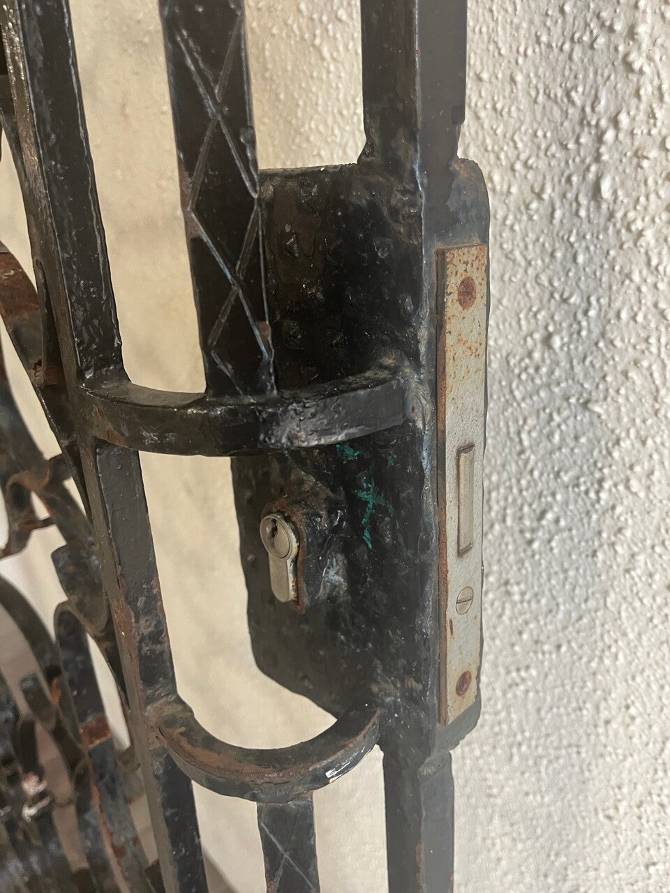 Antique French Wrought Iron Entry Gate