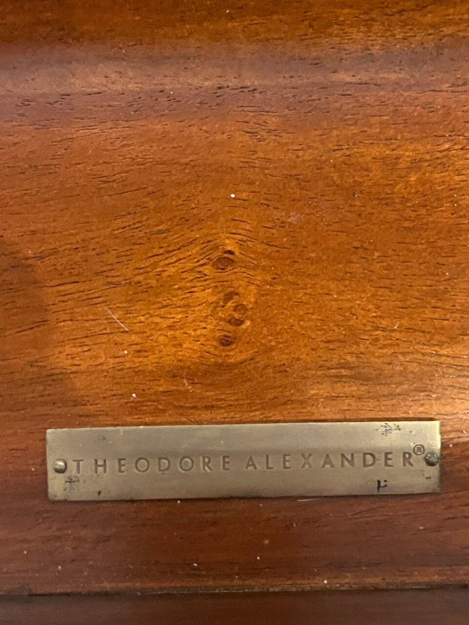 Theodore Alexander Burl Walnut Chest