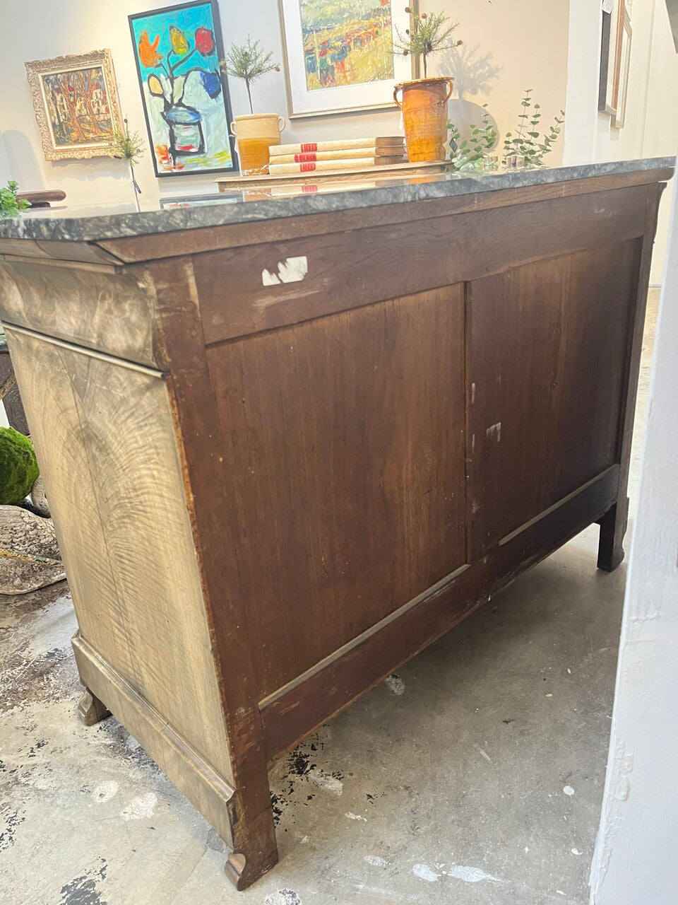 19th Century Louis Philippe 4 Drawer Commode