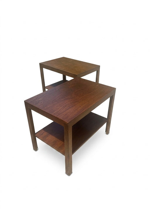 Pair Edward Wormley Dunbar Side Tables