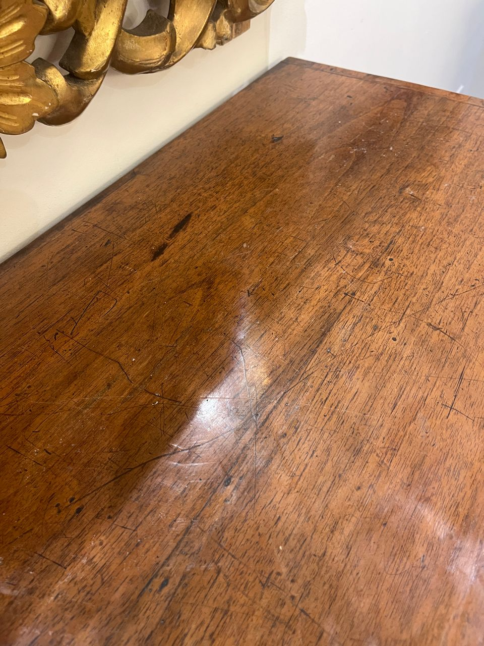 18th Century George I Walnut Feather Banded Chest