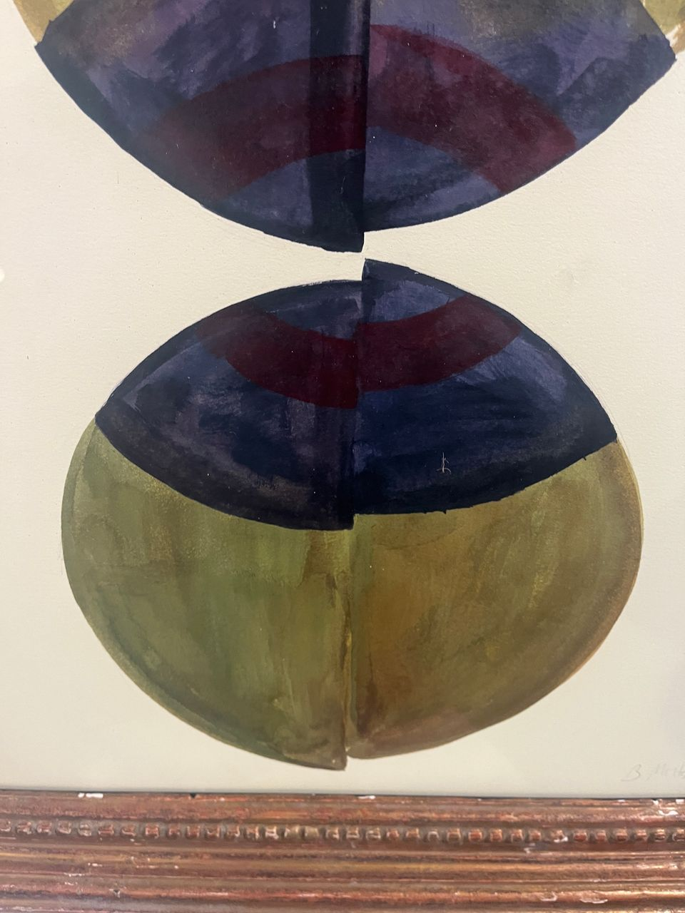 Modern Abstract "Opposing Circles"