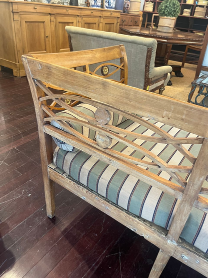 Swedish Gustavian Birch Settee