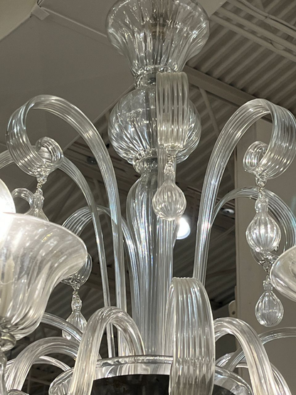 Italian Murano Blown Glass Chandelier
