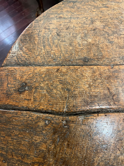 18th Century English Oak Cricket Table