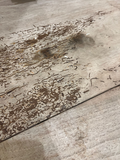 Antique Bleached Pine 4 Drawer Chest