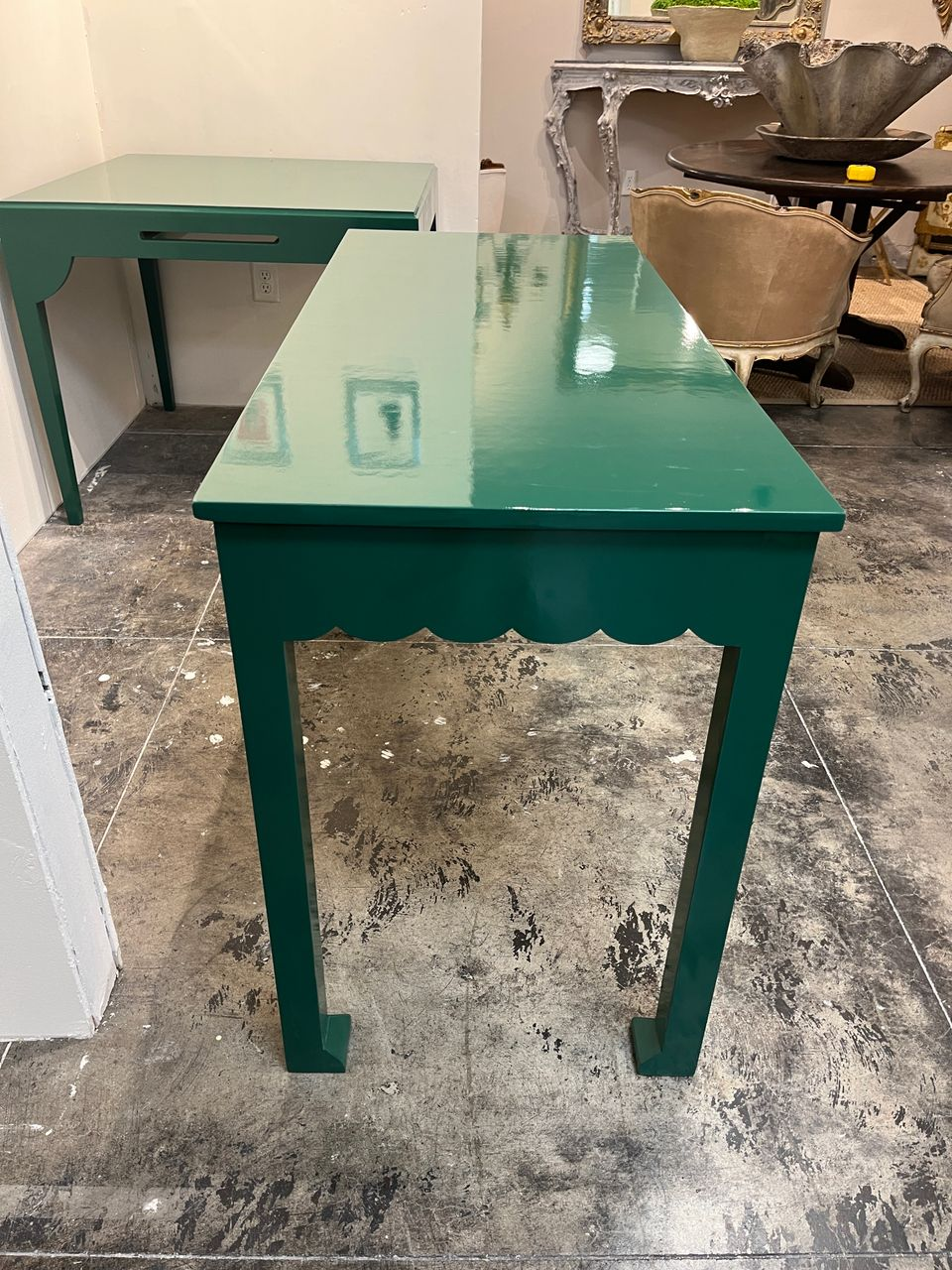 Custom made Lacquered Writing Desk