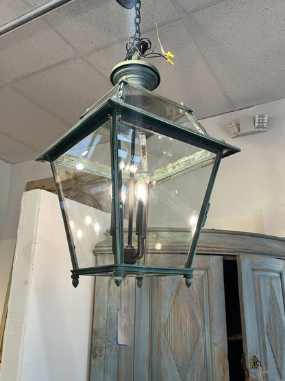 Early 1900's Copper Hanging Lantern