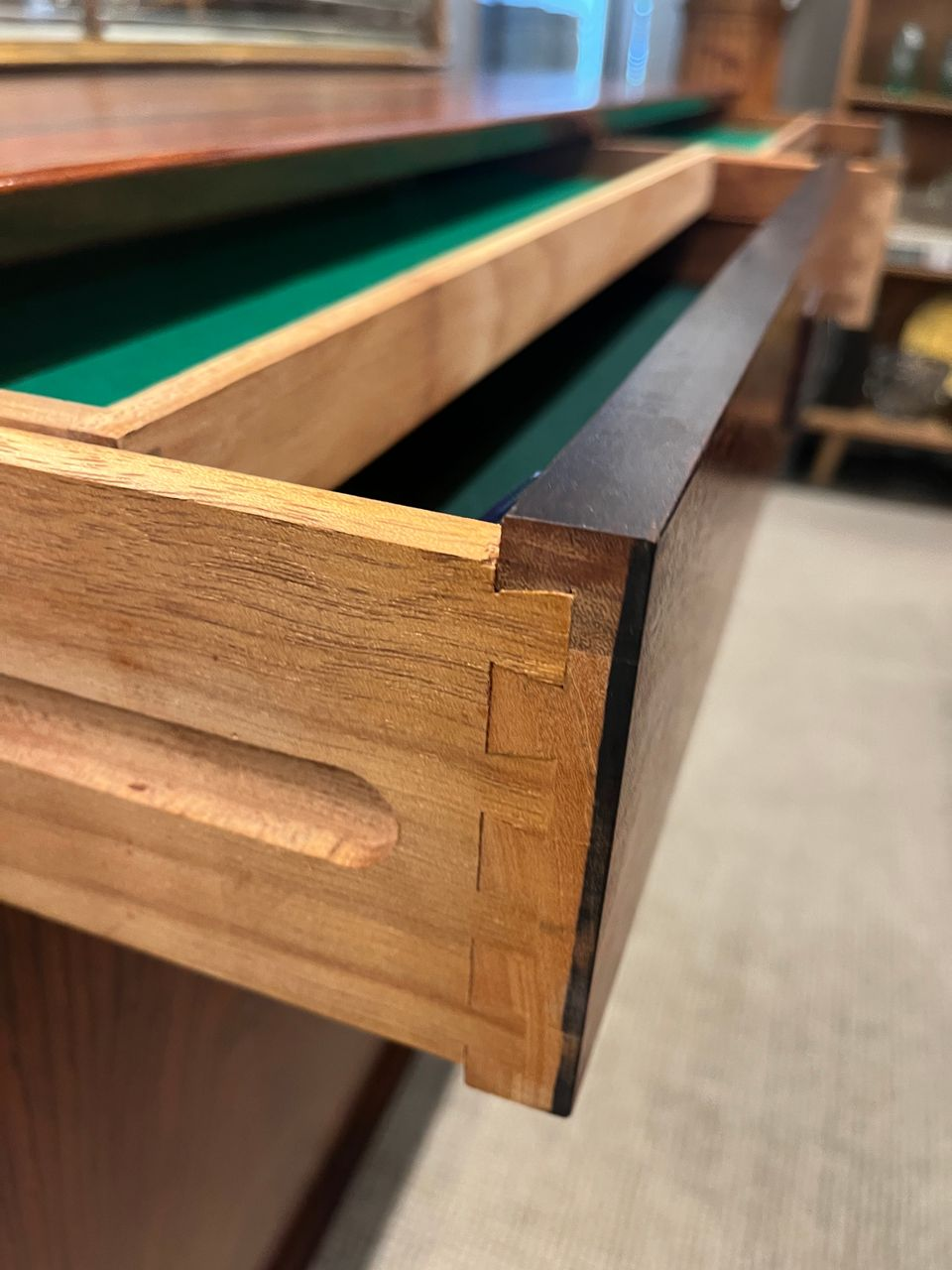 Danish Mid Century Modern Rosewood Credenza