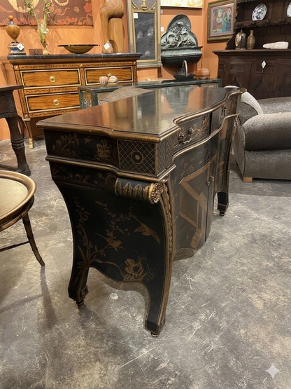 Vintage Chinoiserie Hall Cabinet