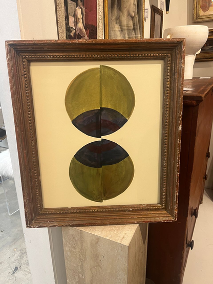 Modern Abstract "Opposing Circles"