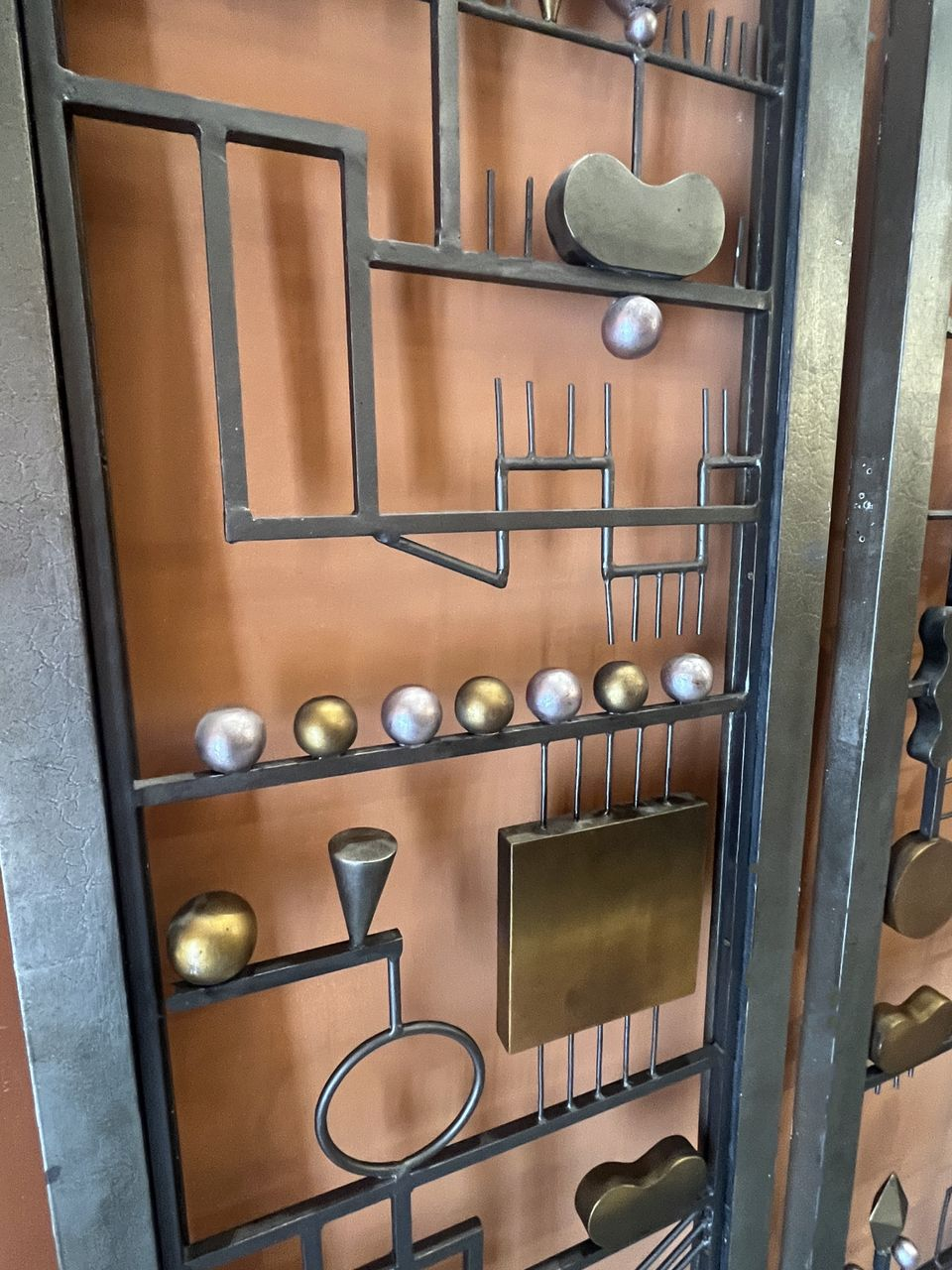 Mid Century Italian 3 panel Screen