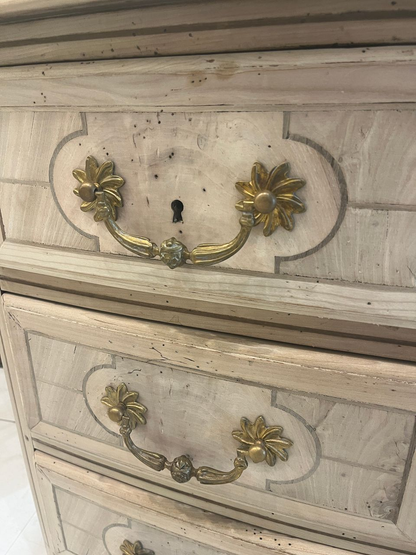 Louis XIV Style Curved Front Dresser