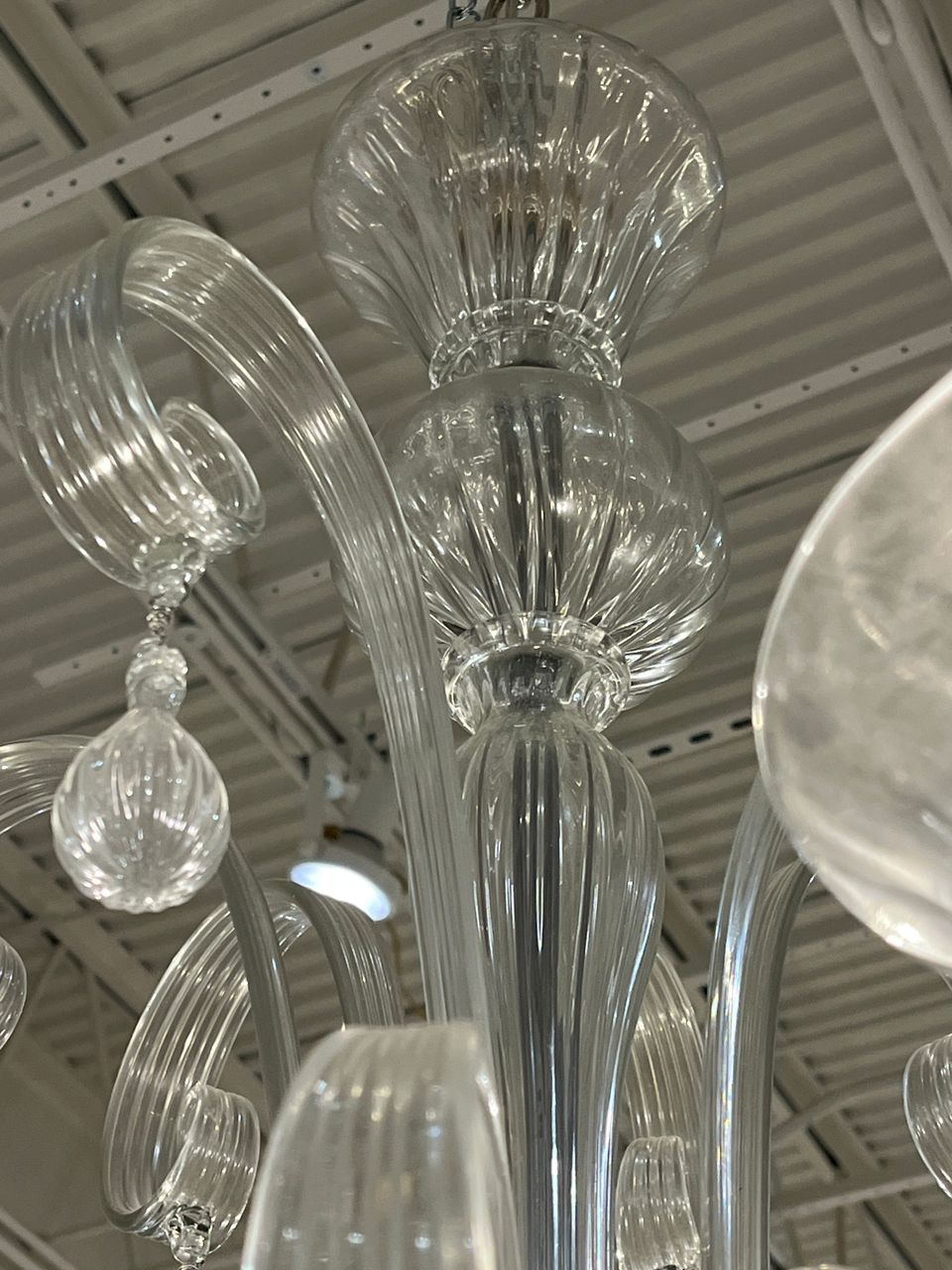 Italian Murano Blown Glass Chandelier