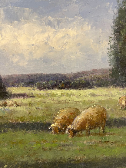 Oil on Canvas Impressionist Landscape