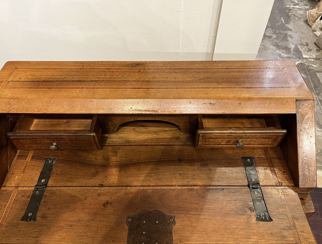19trh Century Italian Slant Front Bureau