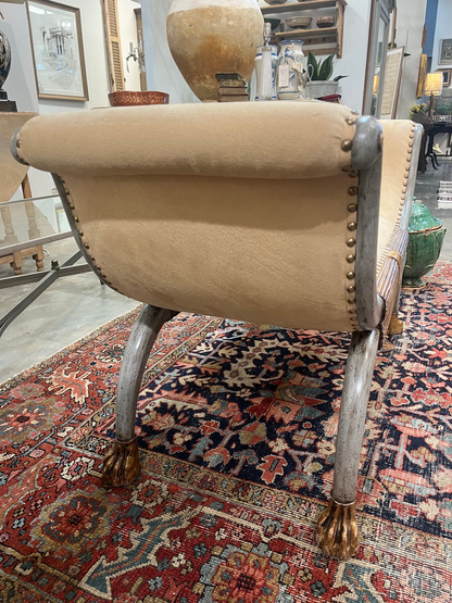 Elegant Italian Neoclassical Bench