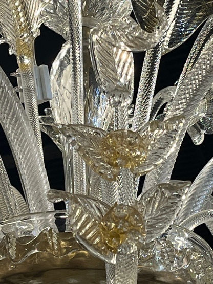 Vintage Italian Venetian Murano Chandelier