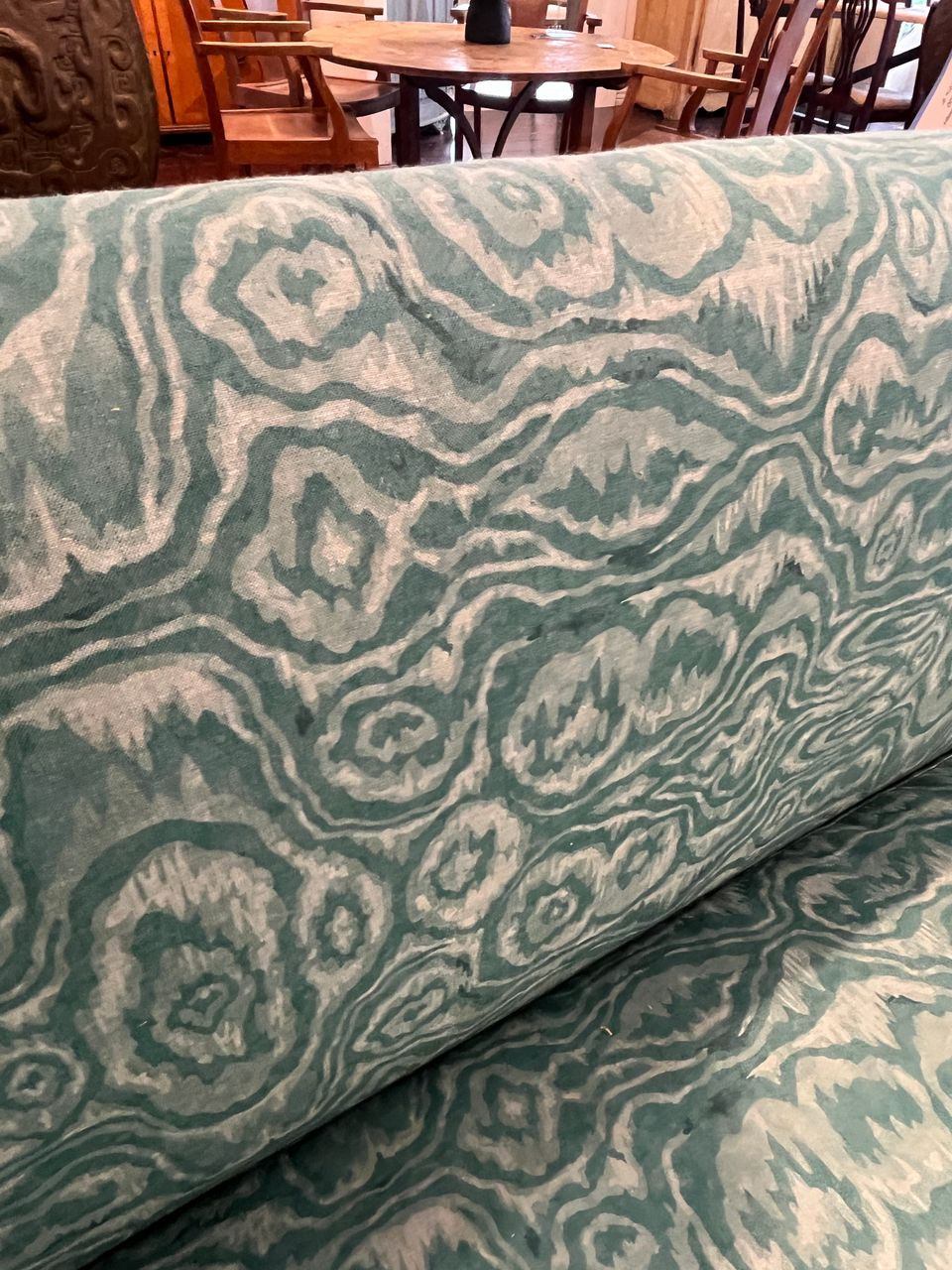 English Regency Faux Grained Sofa