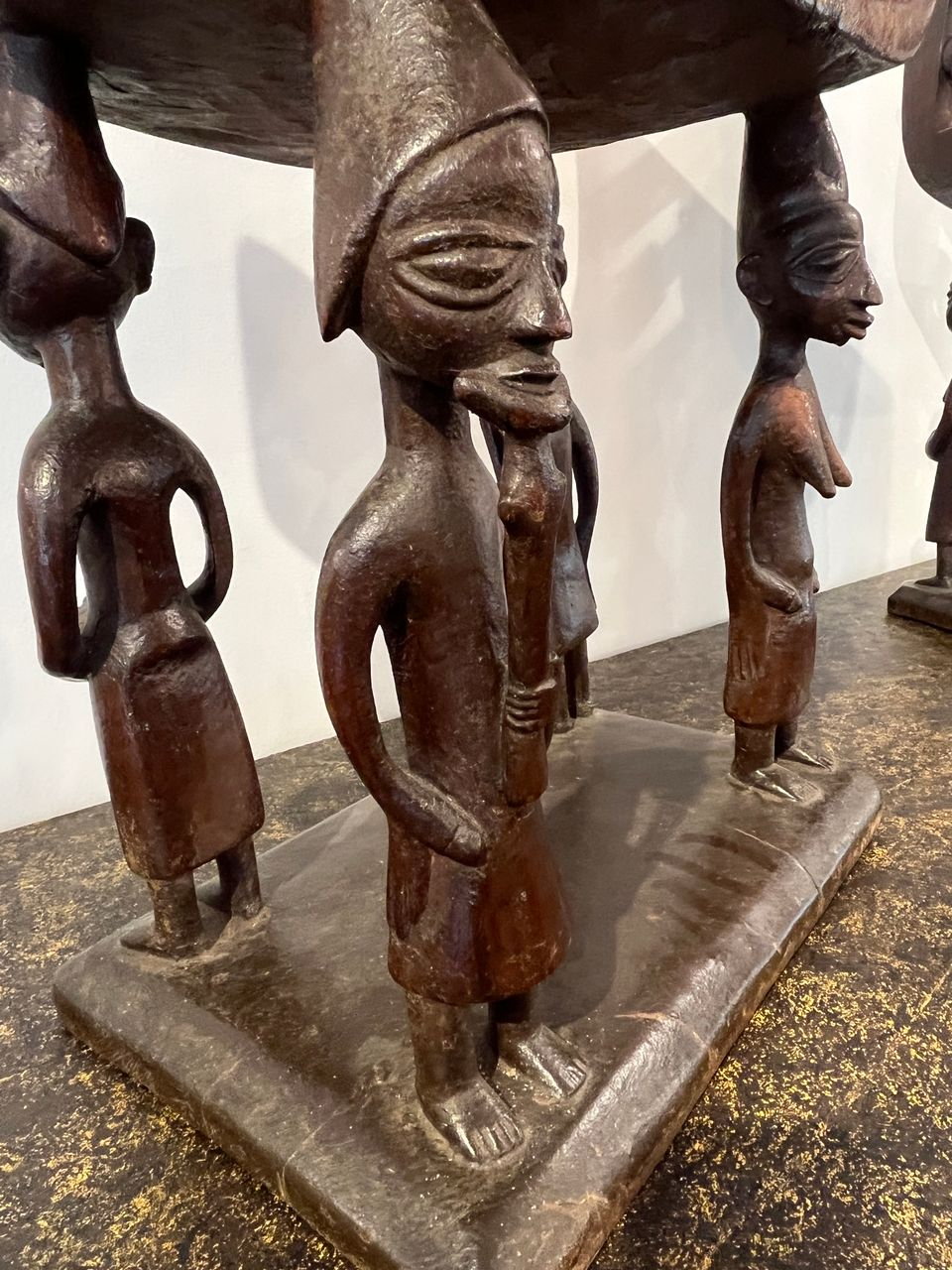Pair of African Fon Ceremonial Stools