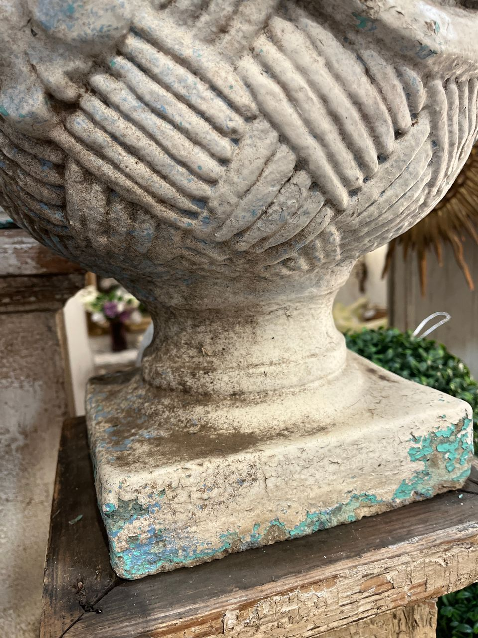 Pair of Antique Stone Topiaries