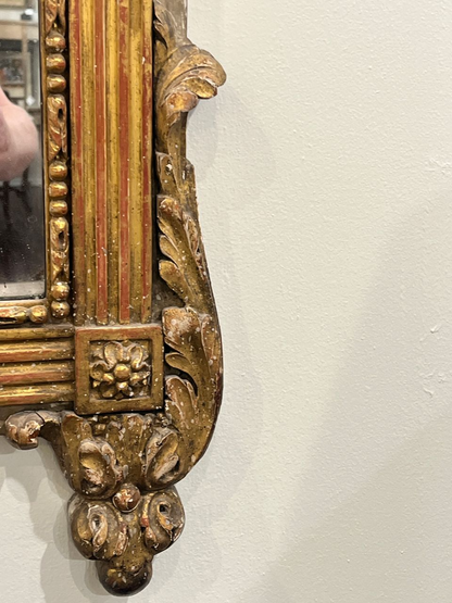 19th Century French Carved Giltwood Mirror