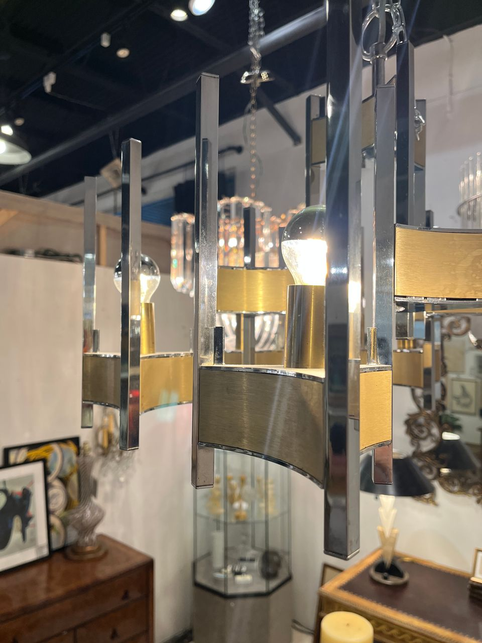 Mid Century Getano Sciolari Chandelier