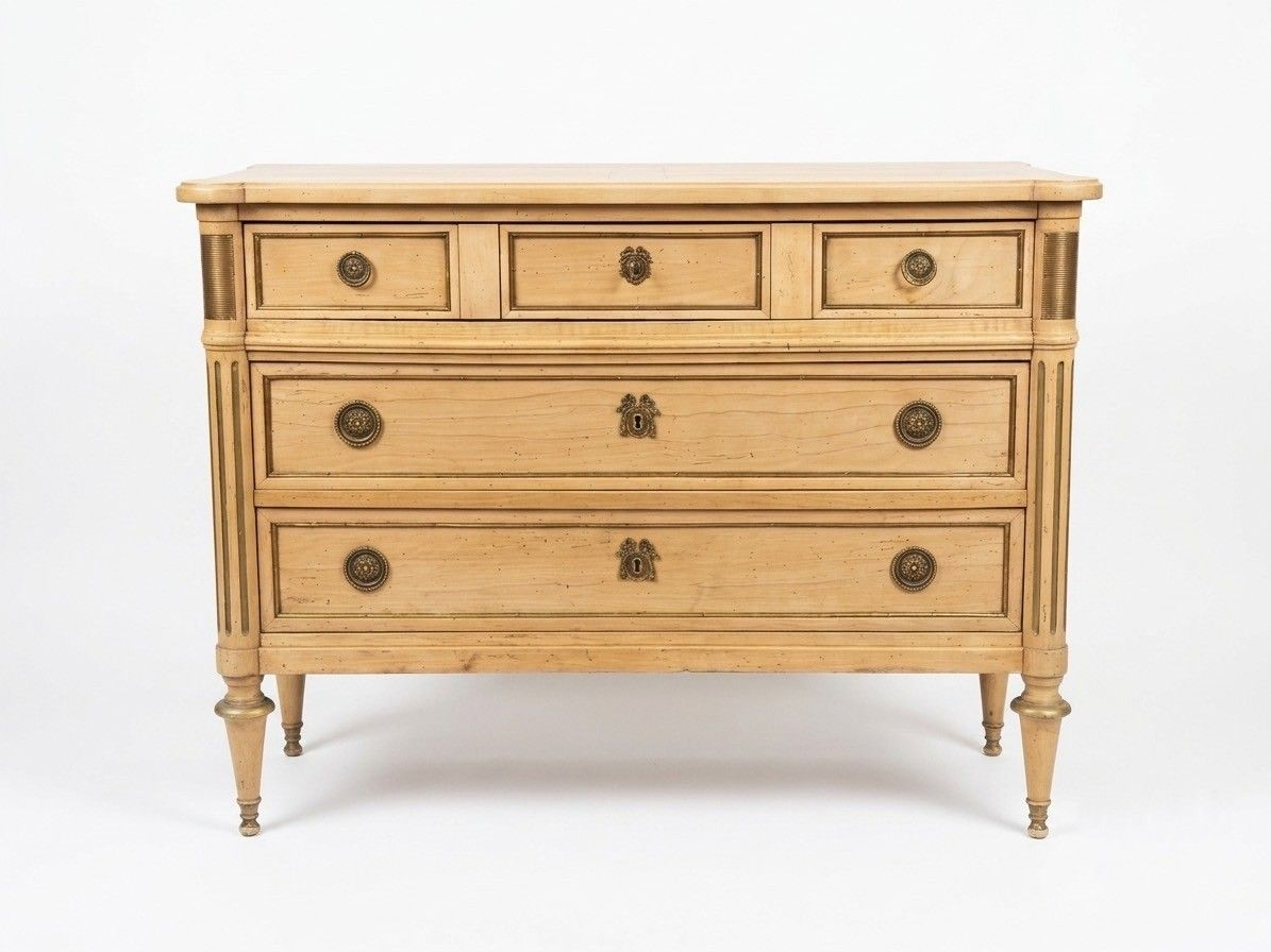 19th Century Louis XVI style 3 Drawer Commode