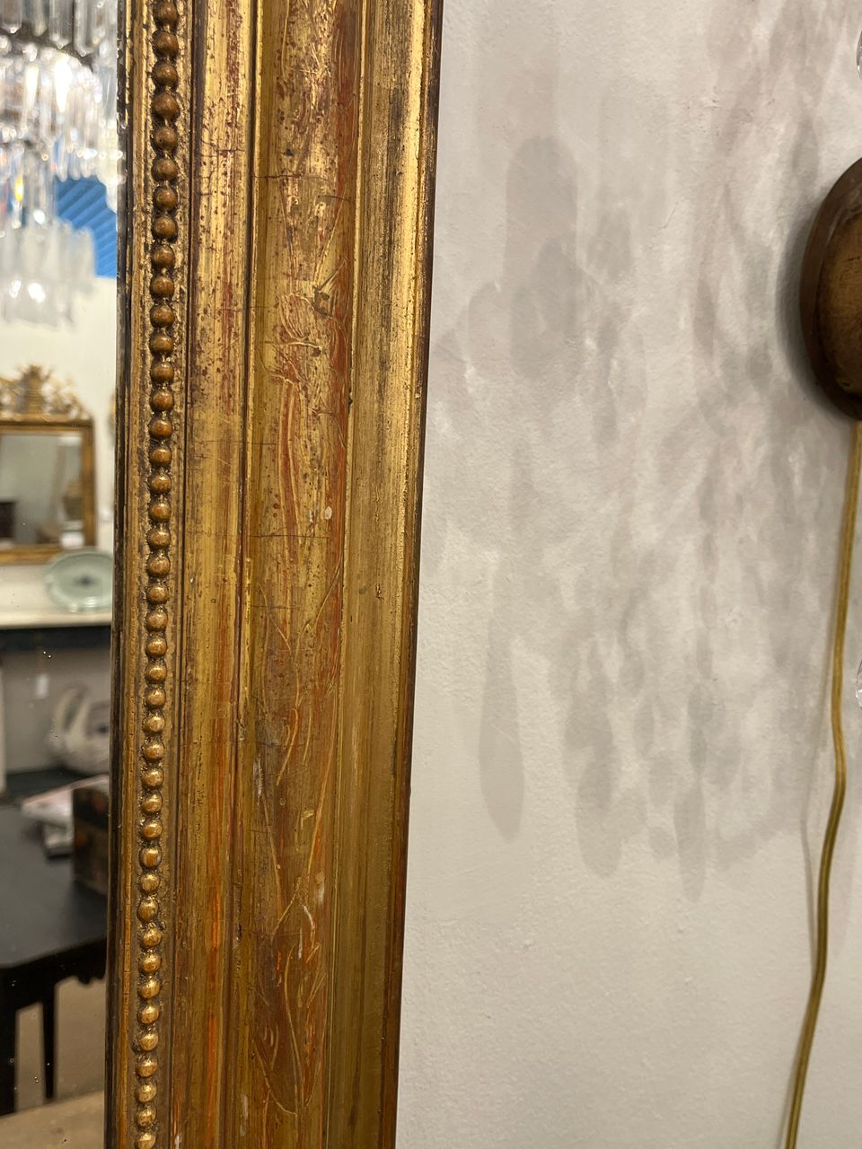 19th Century Giltwood French Mirror