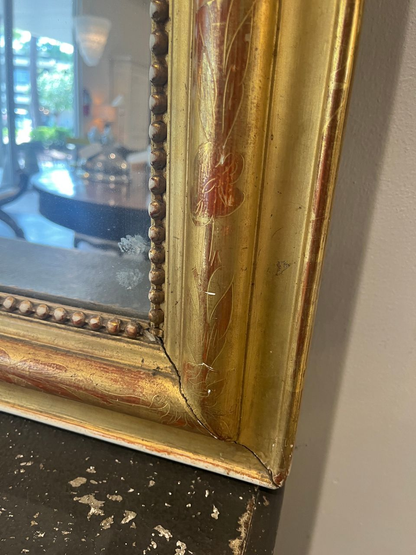 19th Century Gold Gilt Louis Philippe Mirror