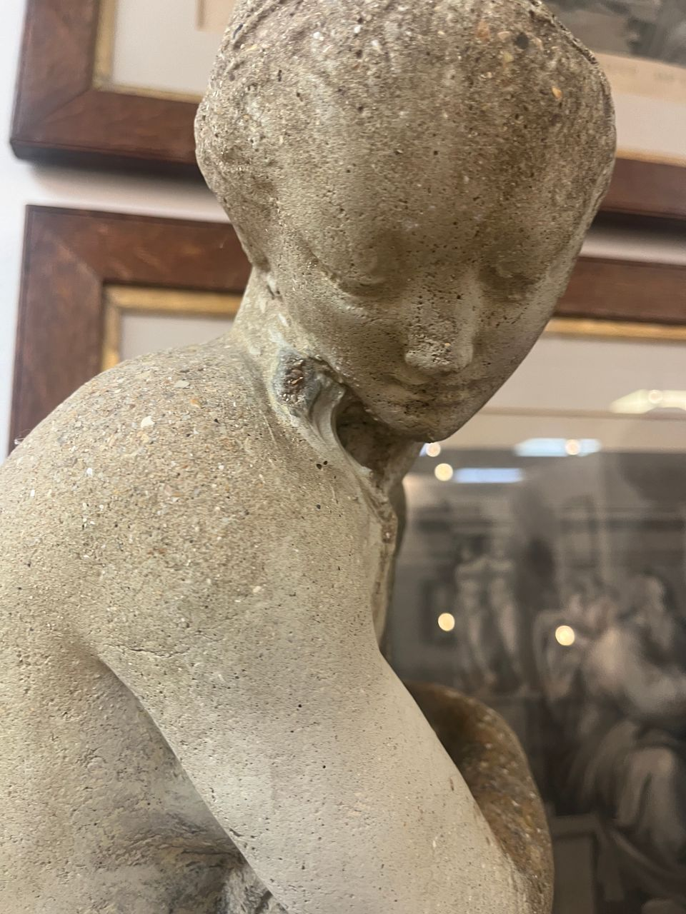 French Garden Statue with Water Feature