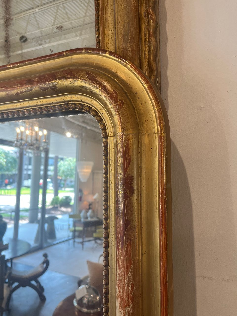 19th Century Gold Gilt Louis Philippe Mirror