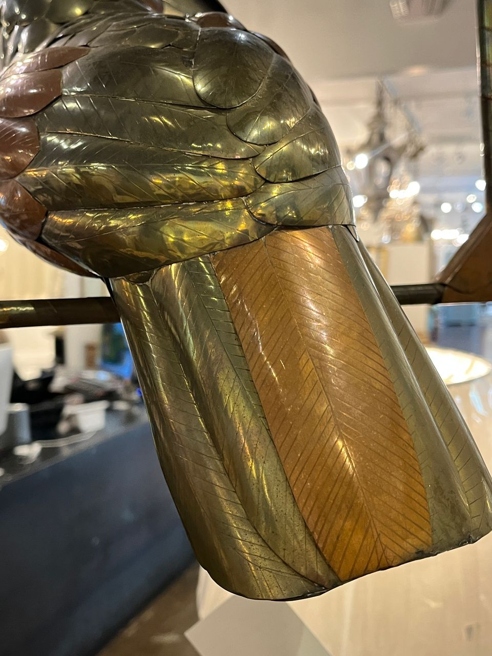 Sergio Bustamante Brass and Copper Toucan