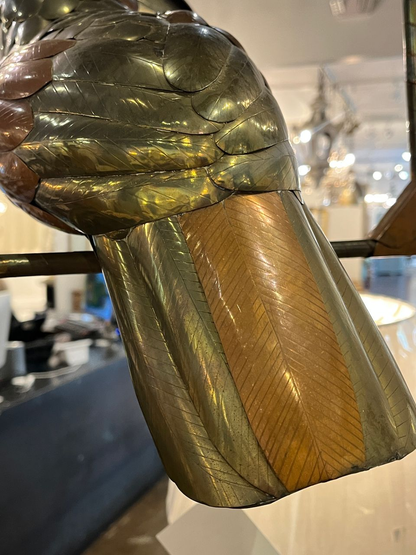 Sergio Bustamante Brass and Copper Toucan