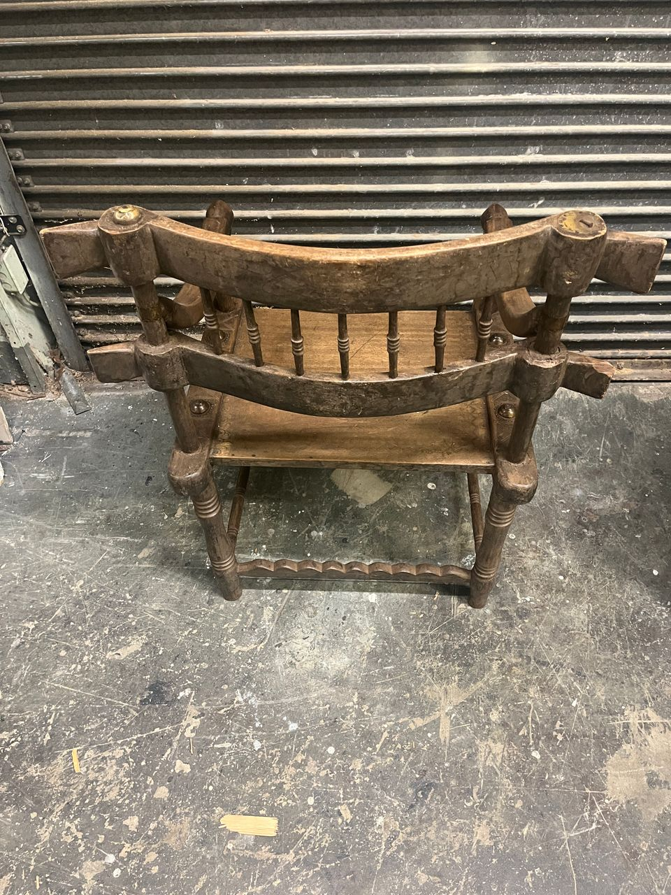 Pair Antique African Baule Chief Armchairs