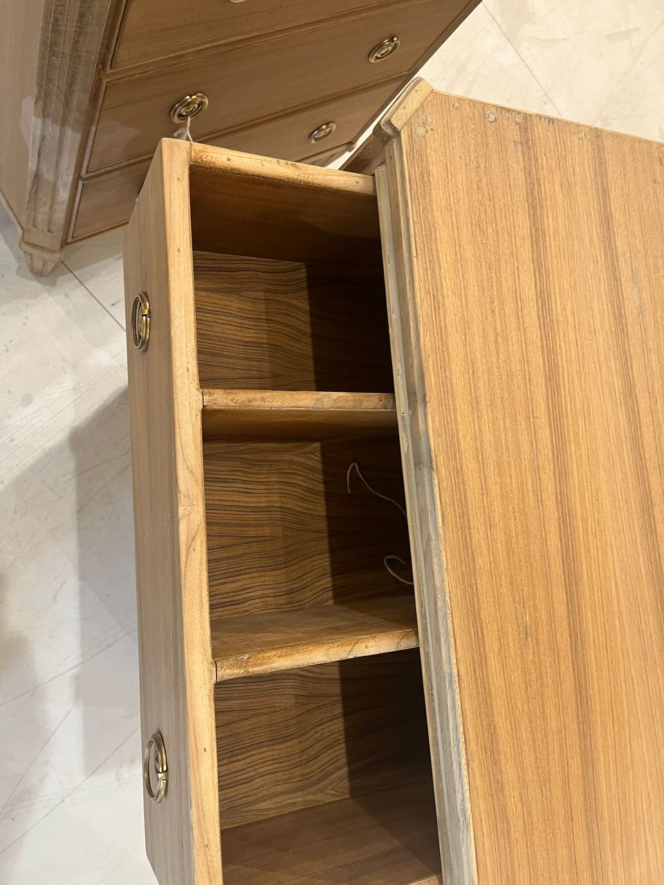 Pair of Bleached Bachelor Chests / Nightstands
