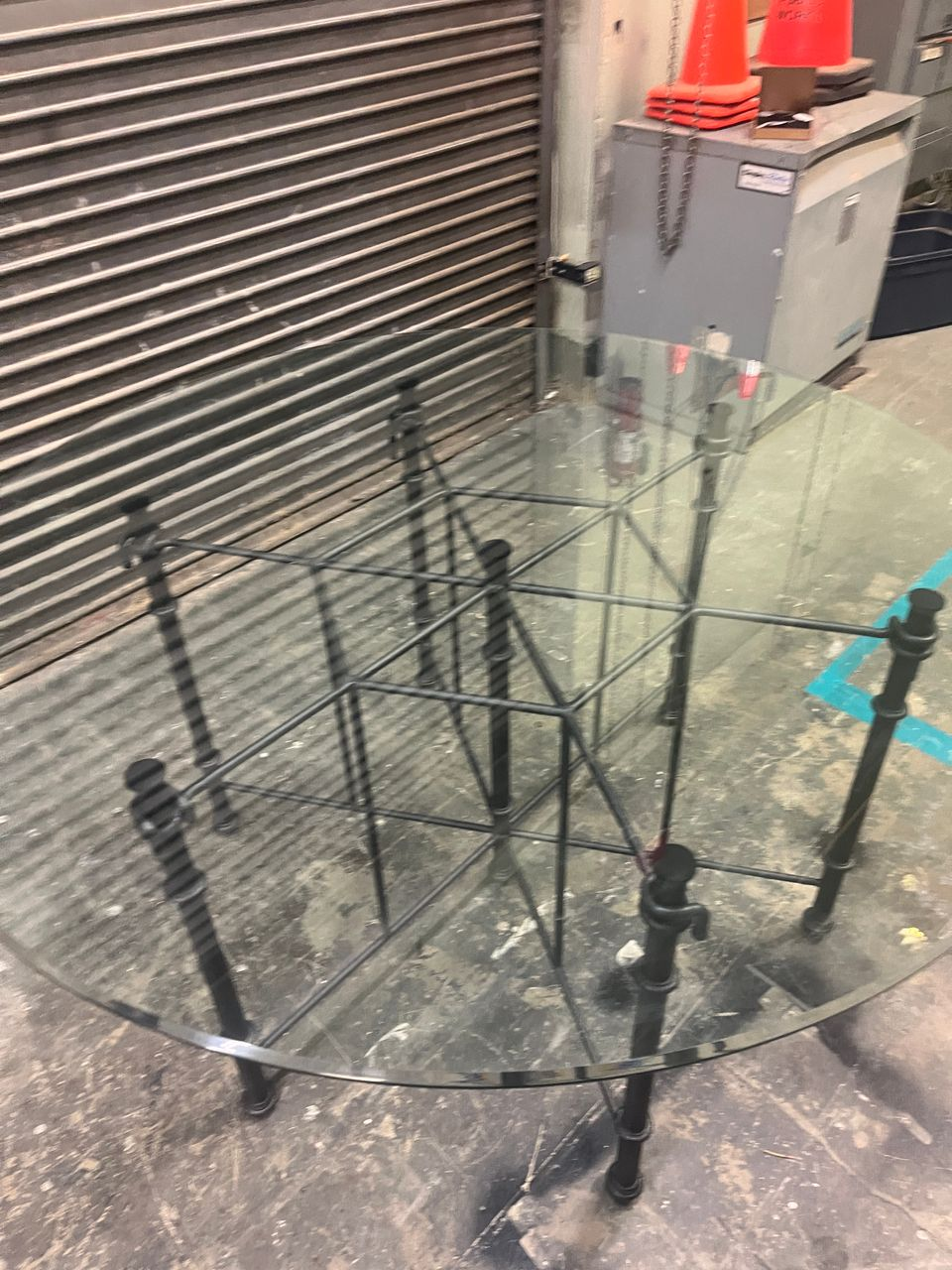 Hollywood Regency McGuire style Dining Table