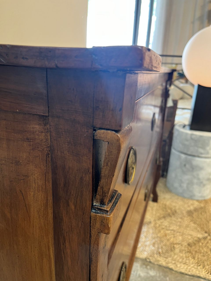 19th Century Louis XVI Walnut Commode