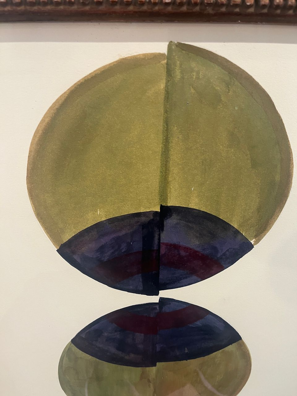 Modern Abstract "Opposing Circles"