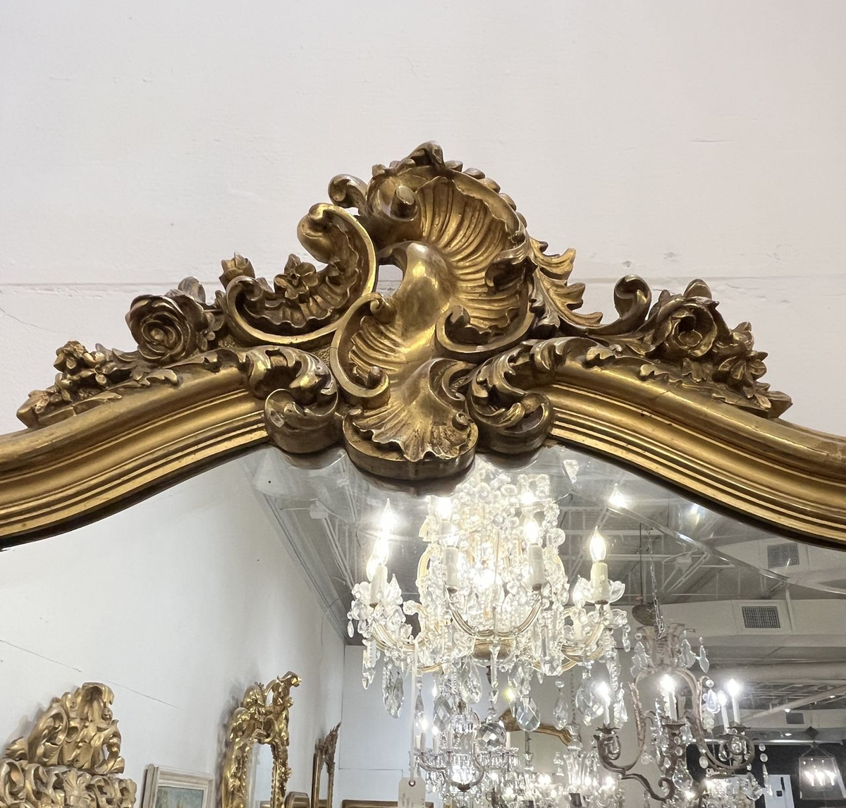 19th Century Gold Gilt French Mirror