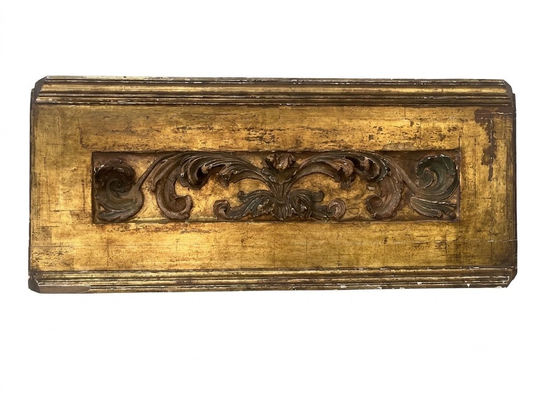 18th Century Italian Giltwood Fragment Panel