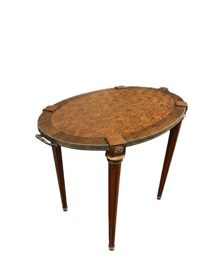 Louis XVI style Oval Side Table