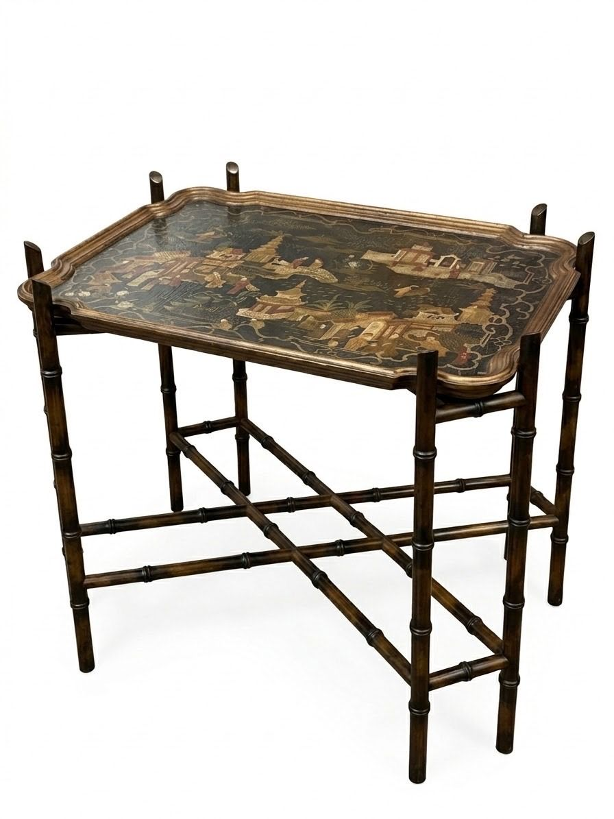 Baker Chinoiserie Tray Table