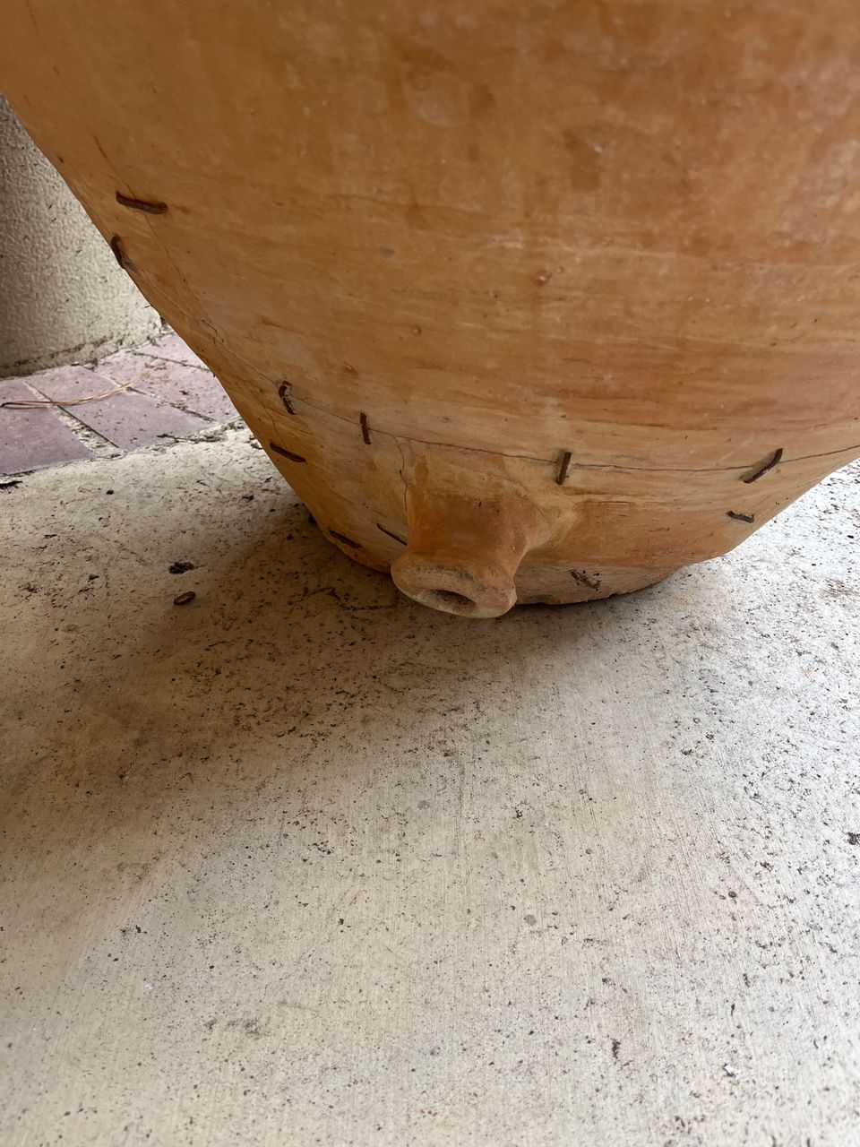 19th Century XL Spanish Terracotta Vessel